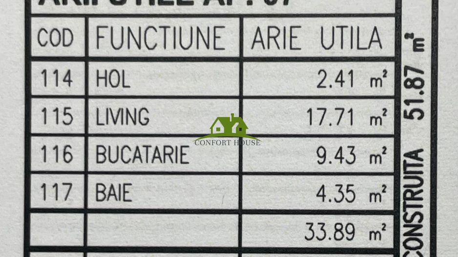 Garsoniera, bloc nou, P+3, Nr.07, Et.1, Bl.6 - CP2462224 - Poză 6