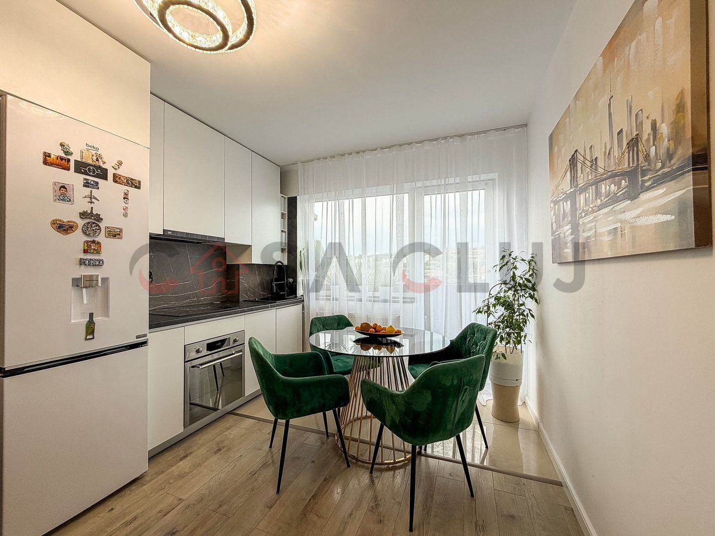 Apartament cu 2 dormitoare + living cu bucatarie open space - Poză 6