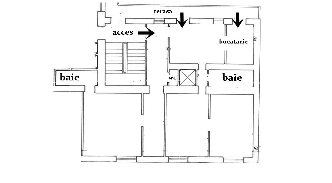 2 apartamente unificate, B-dul Revoluției, Arad. Etajul 1 - Schiță 11