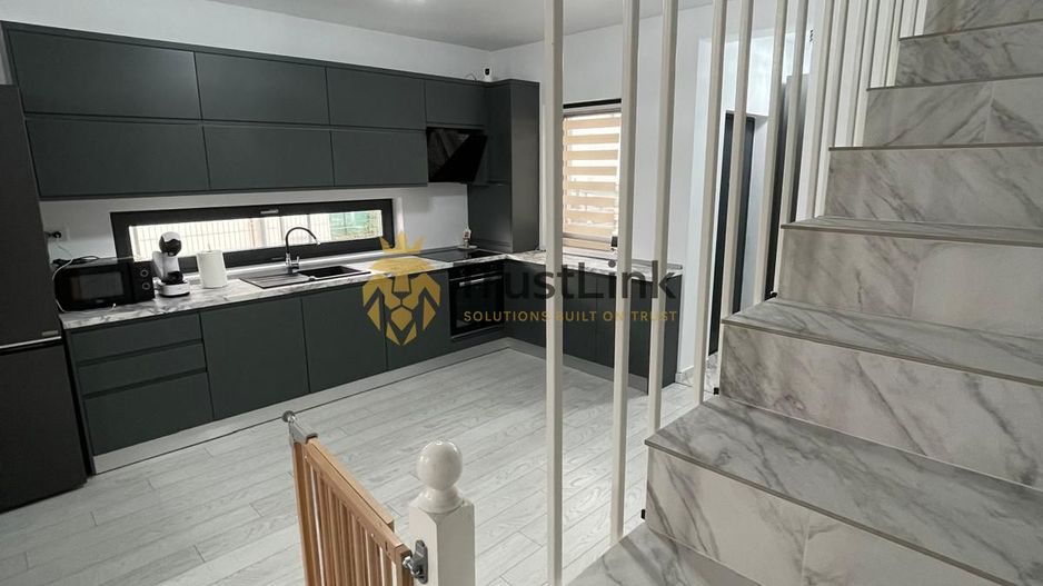 Casă duplex modernă mobilată complet, incărcător  Tesla Berceni - Poză 13