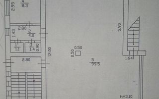 Chirie, spațiu comercial,  99.5 mp str. Ștefan cel Mare, Bălți - Poză 2