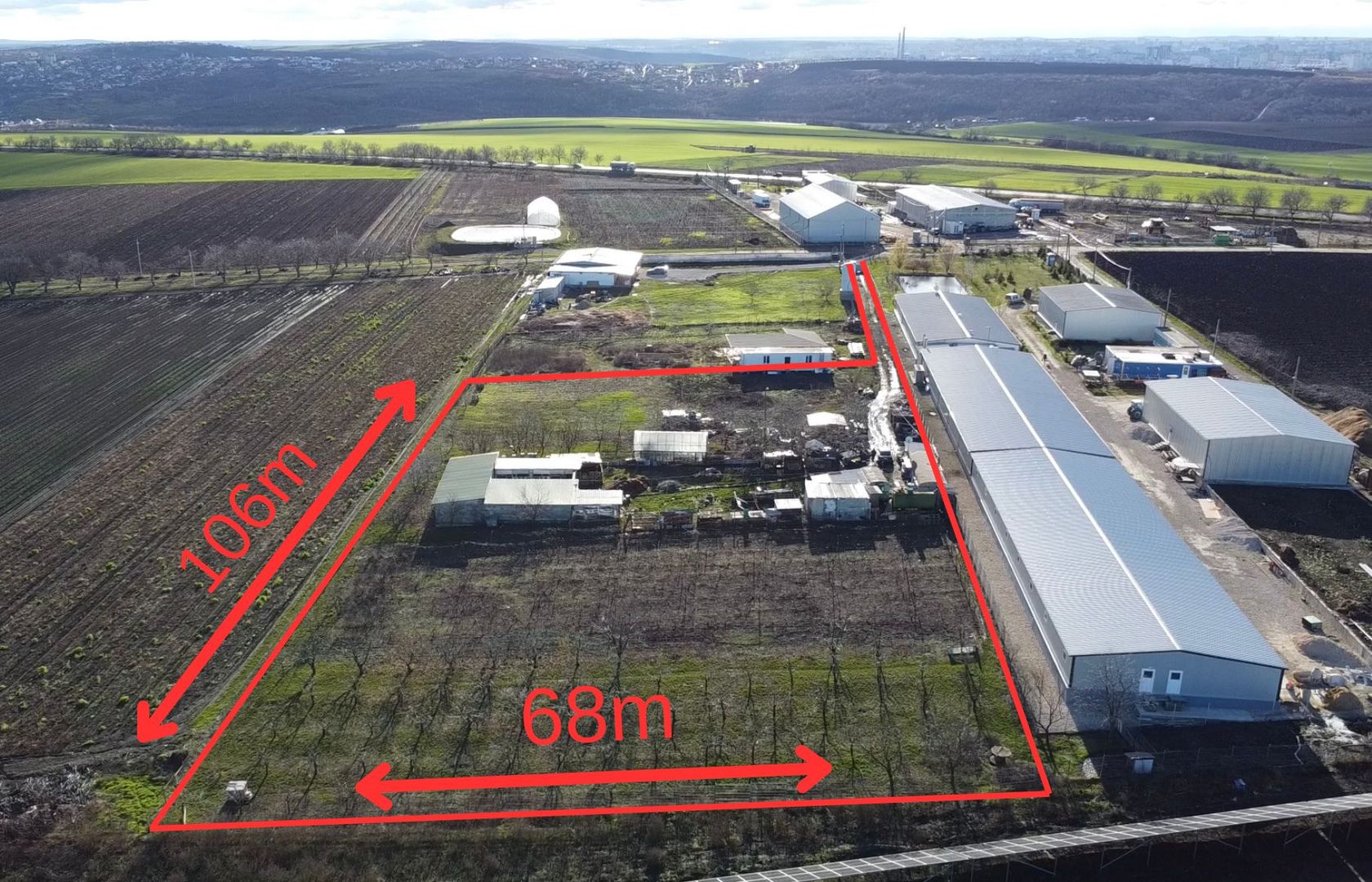 Teren Agricol, 75 ari, la șoseaua M14, 10 km de Chișinău - Poză 1