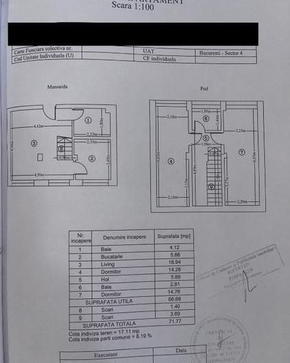 Vanzare Duplex 4min pe jos de Metrou Apărătorii Patriei 3 camere  Comision 0% - Poză 3
