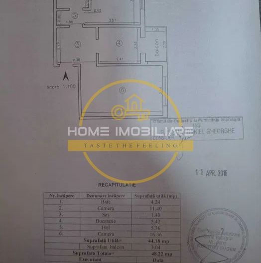 Apartament 2 camere/ decomandat/ 48mp/ mobilat si utilat/ Dacia - Poză 6