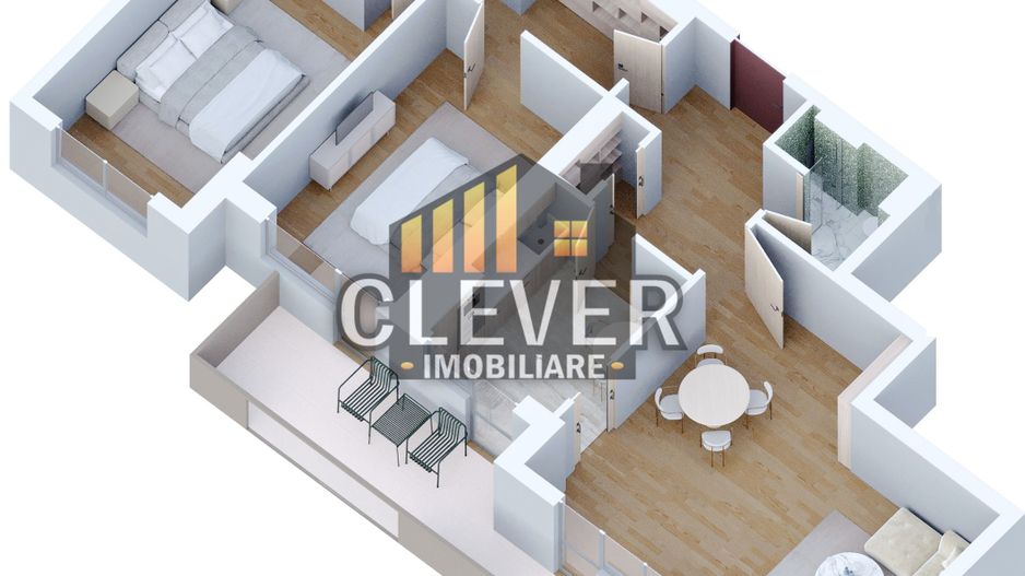 Apartament 3 Camere, 83 mp + Balcon 15 mp, Finisaje Premium - Poză 3