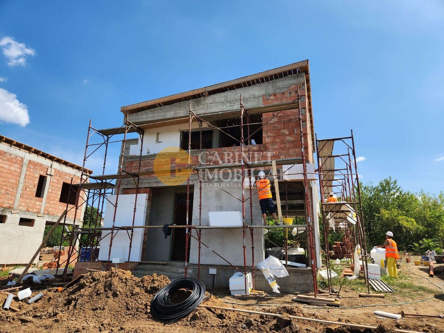 Vila moderna - Visan - 158mp - la asfalt - toate utilitatile - PREDARE IMEDIATA - Poză 3