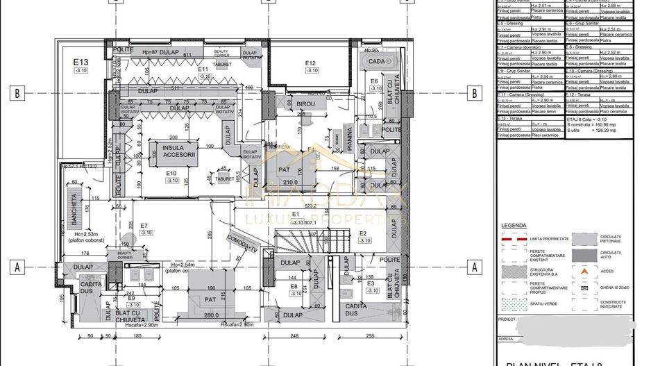 Penthouse Triplex Exclusivist *285mp* // Rooftop *93mp* // 2 Parking / Herastrau - Schiță 94