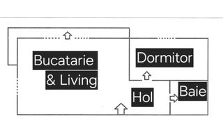 Apartament 2 camere | Zona Premium | Gheorgheni - Septimiu Albini - Schiță 12
