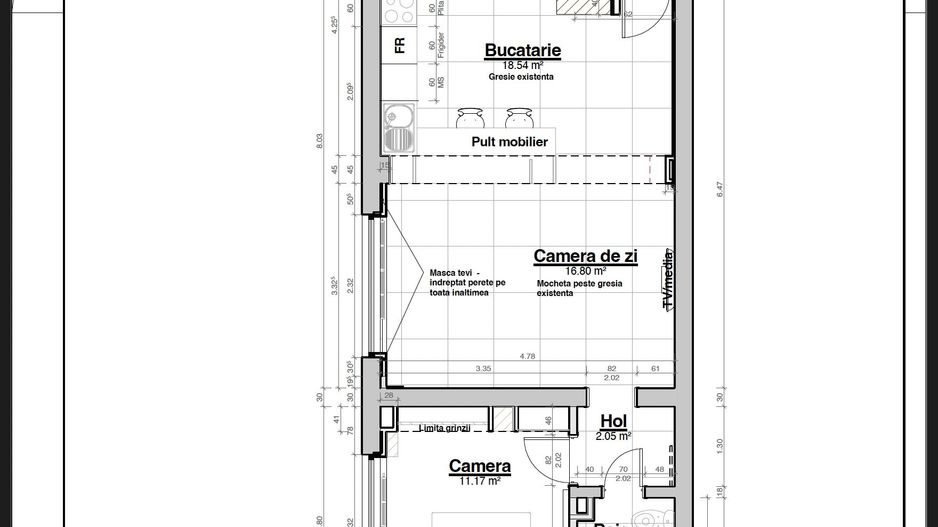 Apartment ultracentral cu 2 camere - Poză 2