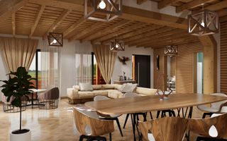 Pensiune Cabana 280mp-teren 1169 mp-foisor-200 m de Lac Colibita - Poză 5