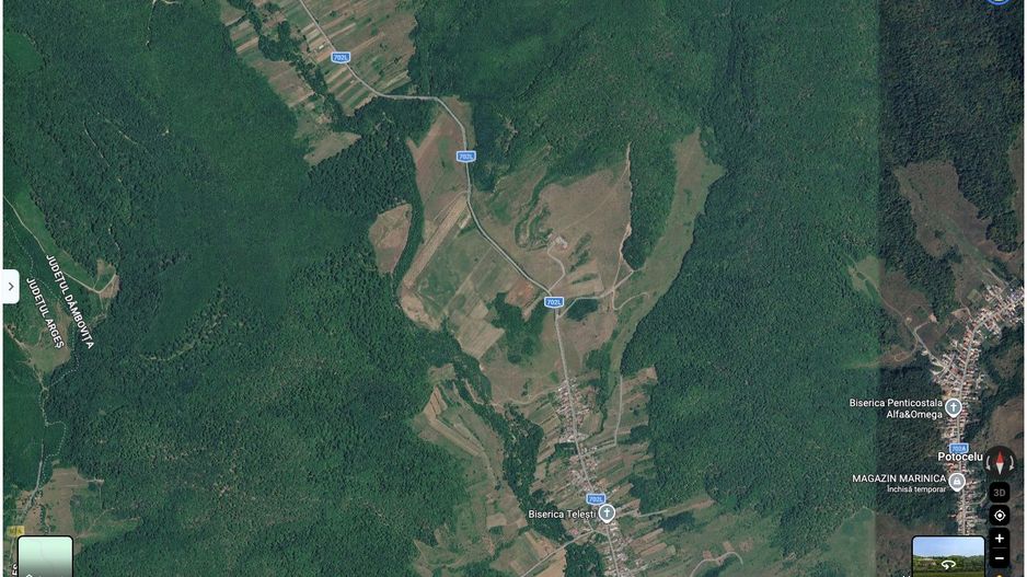 Teren pășune de vânzare – 50 ha, Ludești Dâmbovița - Poză 1