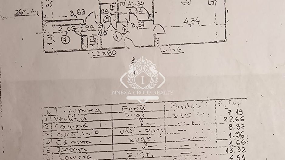 Apartament 2 camere decomandat – bloc 1989 in zona Unirii / Corneliu Coposu - Schiță 13