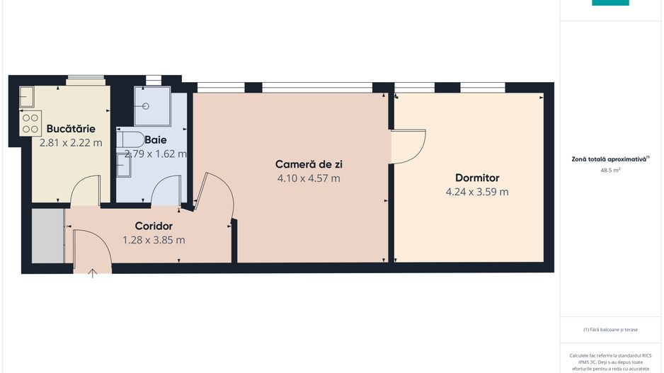 2 camere Premium | Piata Victoriei - Strada Londra - Poză 6