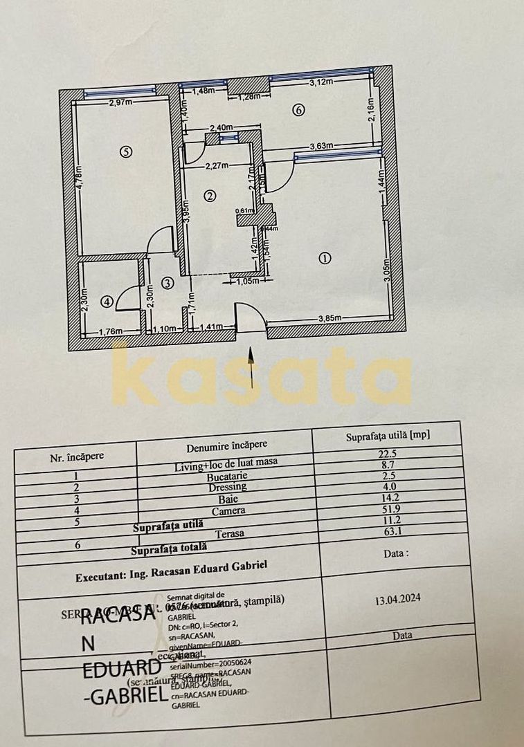 Apartament cu 2 camere, terasă spațioasă, aproape de Parcul Herastrau - Poză 6