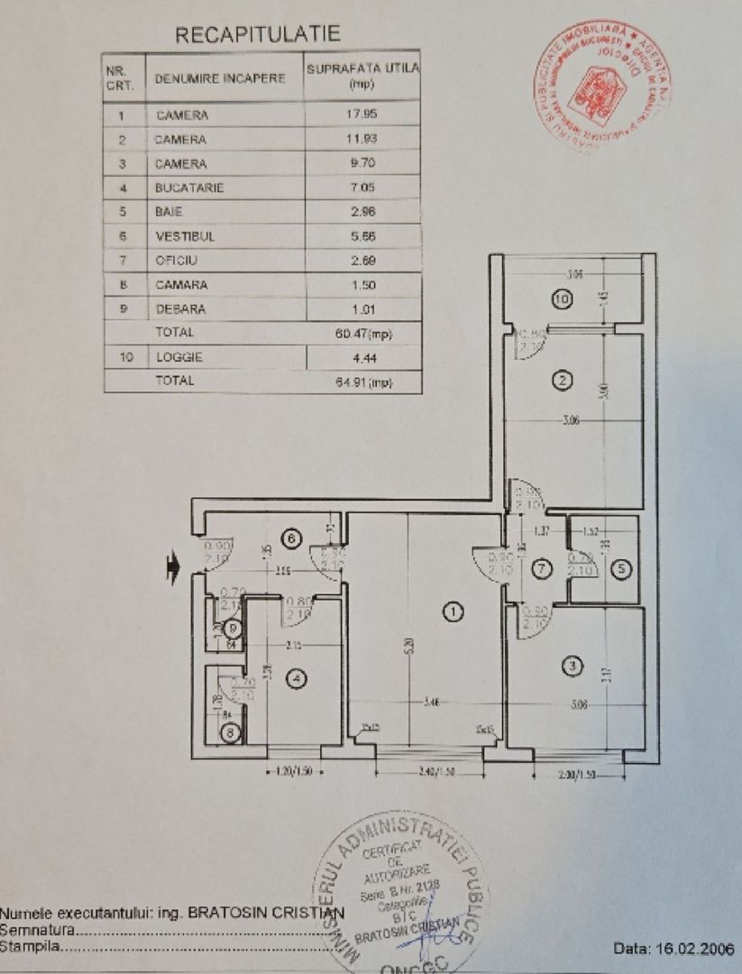 Vanzare Apartament 3 camere, Bld. Brancoveanu , Izvorul Rece - Poză 20