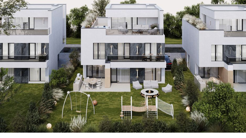 Proiect rezidențial autorizat pentru 9 vile – Titu Maiorescu - Pipera - Poză 5