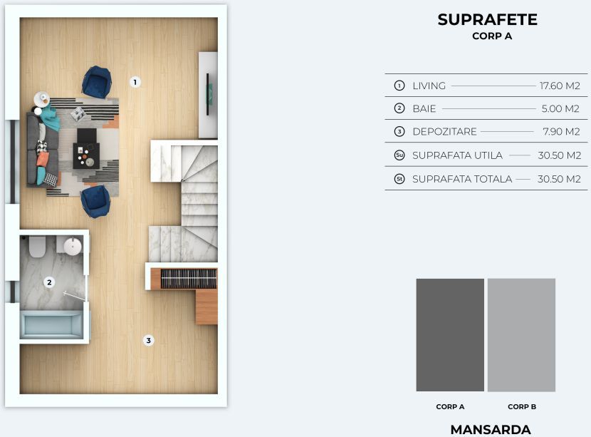 VILA TIP DUPLEX | COMPLEX REZIDENTIAL OTOPENI - Schiță 8