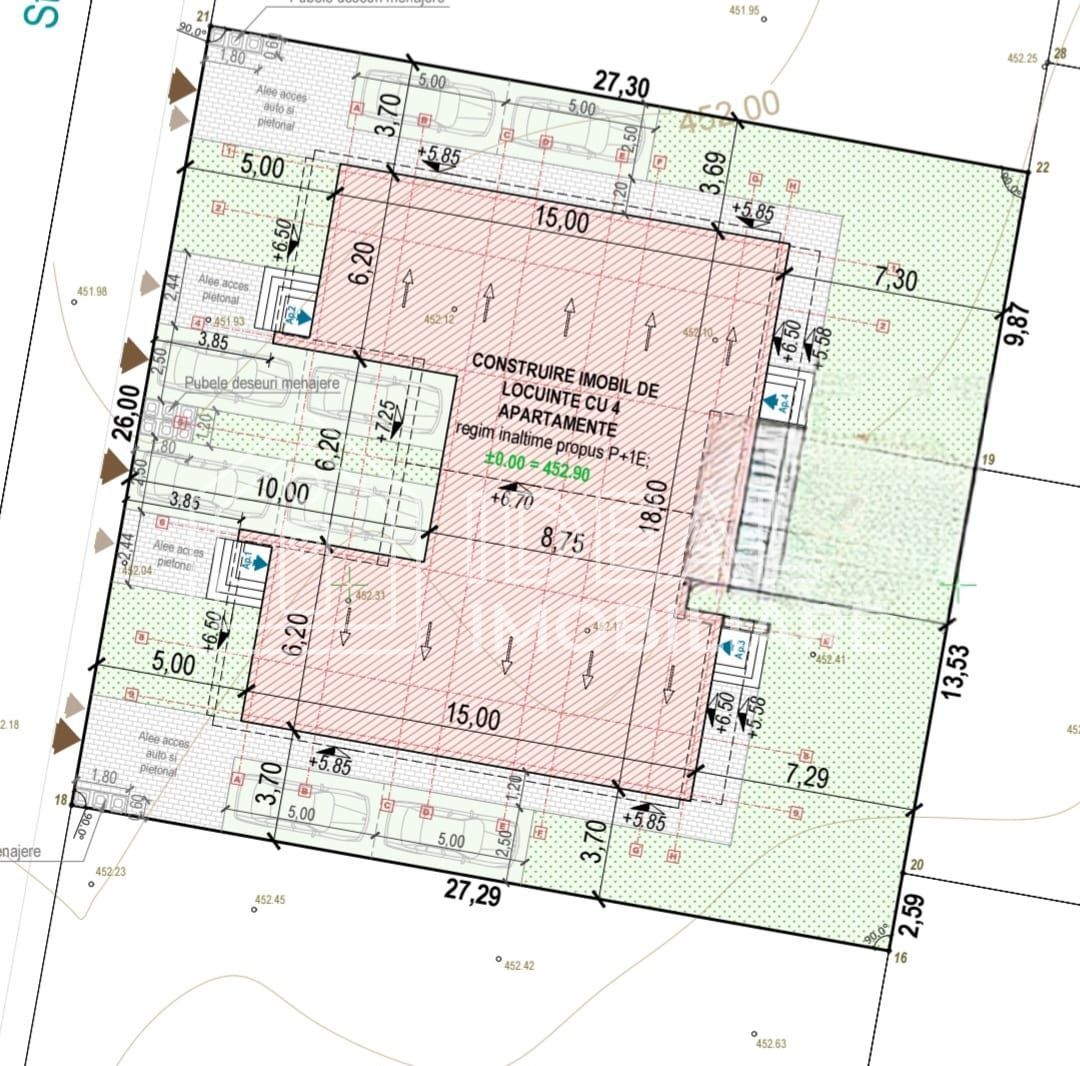 Casa cu 3 camere si 200 mp de curte, in Cartierul Arhitectilor - Schiță 7