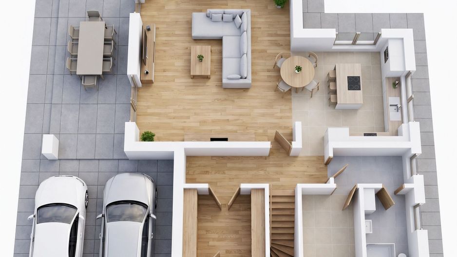 Teren cu A.C.  construire casa individuala, zona Vivo, Floresti - Poză 4