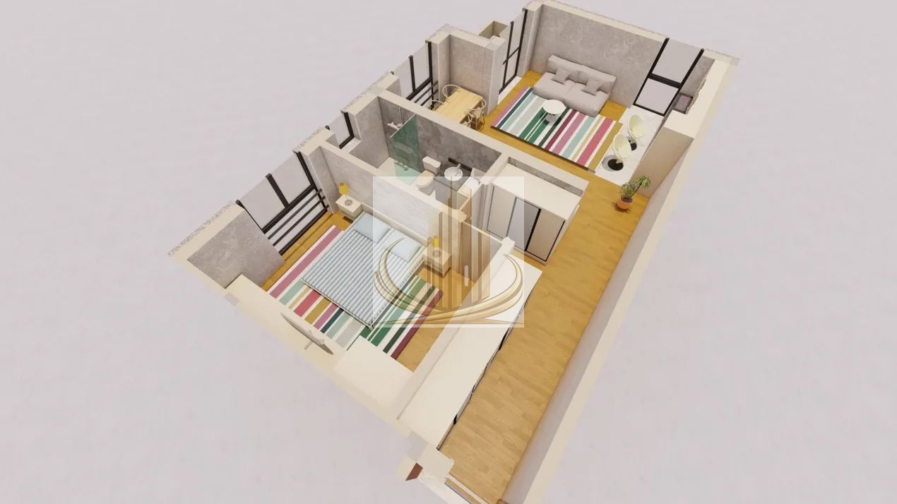 Apartament 2 camere Sânandrei, 55 mp, balcon, parcare inclusă - Poză 7