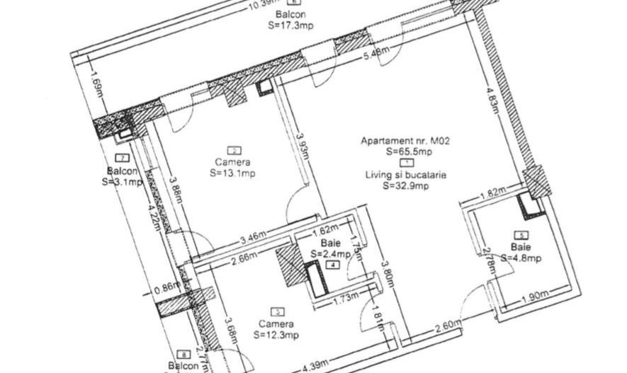 Apartament superfinisat | 3 camere | 2 băi | 3 balcoane | Wings - Poză 19