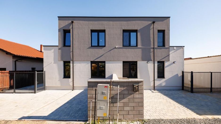 Duplex P+E în Moșnița Nouă, 3 dormitoare, 3 bai, teren 403 mp. Comision 0% - Poză 48