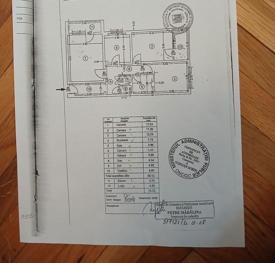 Apartament 3 camere de vanzare Pacii - Poză 20