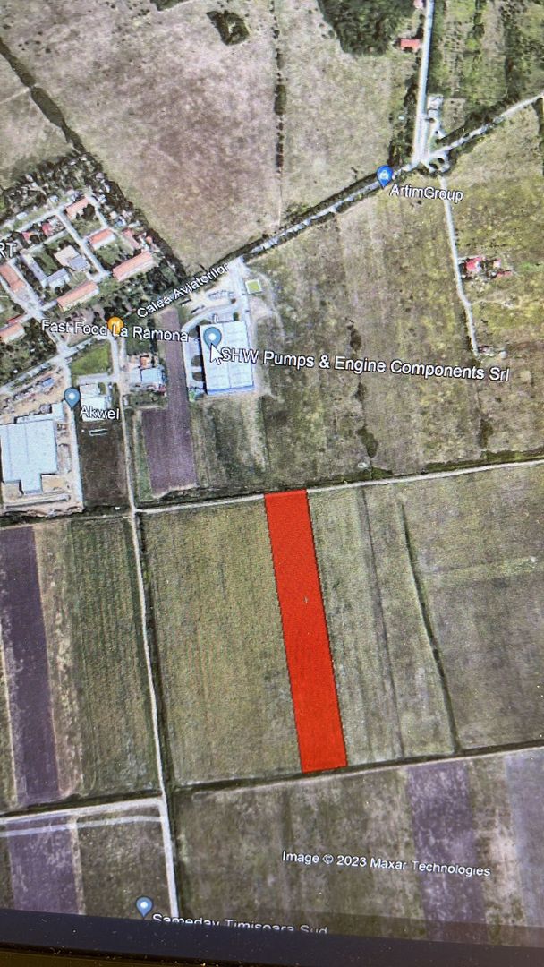 Teren de vanzare 2.2 ha, Ghiroda - Aeroport - Poză 1