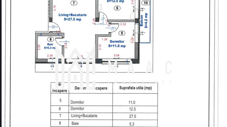 Apartament 3 camere | 56 MPU | Balcon | 2 Locuri de Parcare | Turnisor - Poză 7