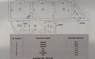 Casă individuală de renovare în Bod, Brașov - Schiță 20