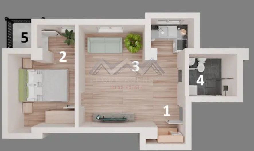 Apartament 2 camere , central Otopeni | Comision 0 | - Schiță 12