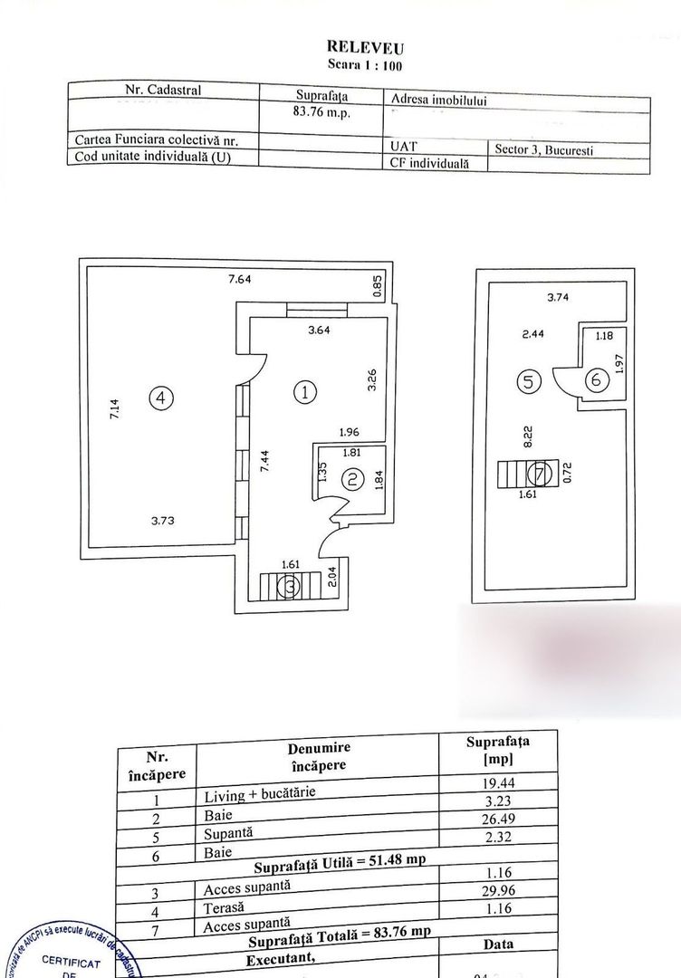 🔑 Vanzare apartament DUPLEX 2 camere + SPAȚIU BIROU – Zona Pallady / Trapezului - Poză 11