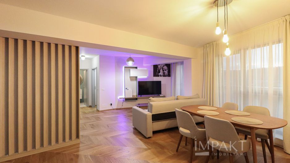 Apartament cu 2 camere ultrafinisat, cu un view deosebit, situat in ansamblul Wings! - Poză 1