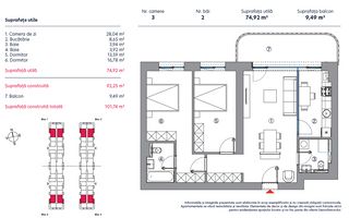 APARTAMENT 3 CAMERE | PROIECT NOU | METROU ANGHEL SALIGNY - Poză 11