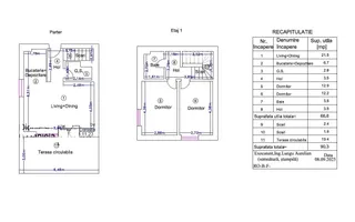 Inchiriere - apartament tip duplex - 3 camere - Avalon Estate-Pipera - Schiță 15