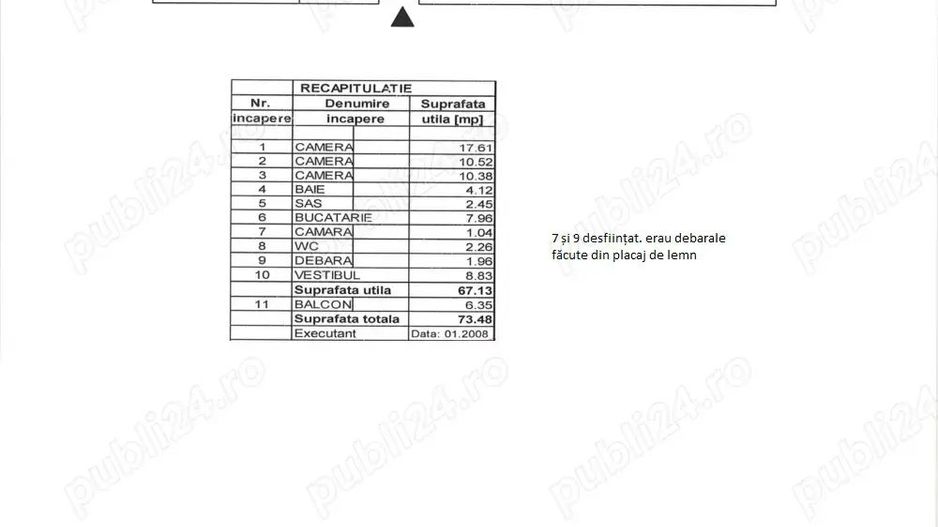 Vanzare apartament 3 camere semidecomandat - Poză 5