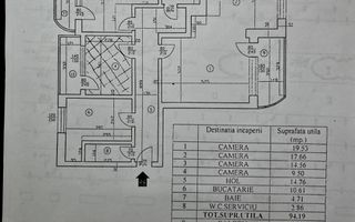 VANZARE 4 CAMERE  DECOMANDAT UNIRII -FFANTANI - Poză 15