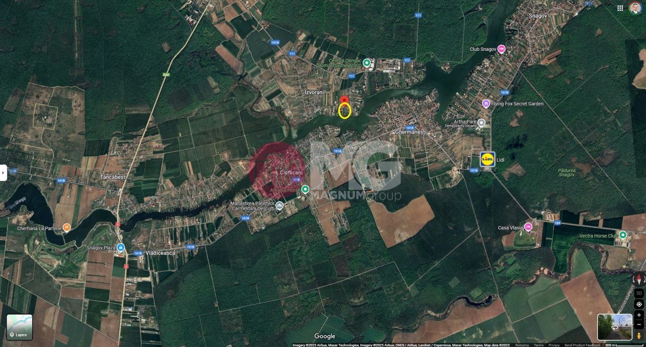 Teren de Vanzare- Snagov -deschidere lac- Izvorani - Poză 3