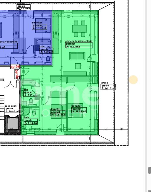 Apartament cu 2 in Complexul Vasile Alecsandri 72E - Poză 2