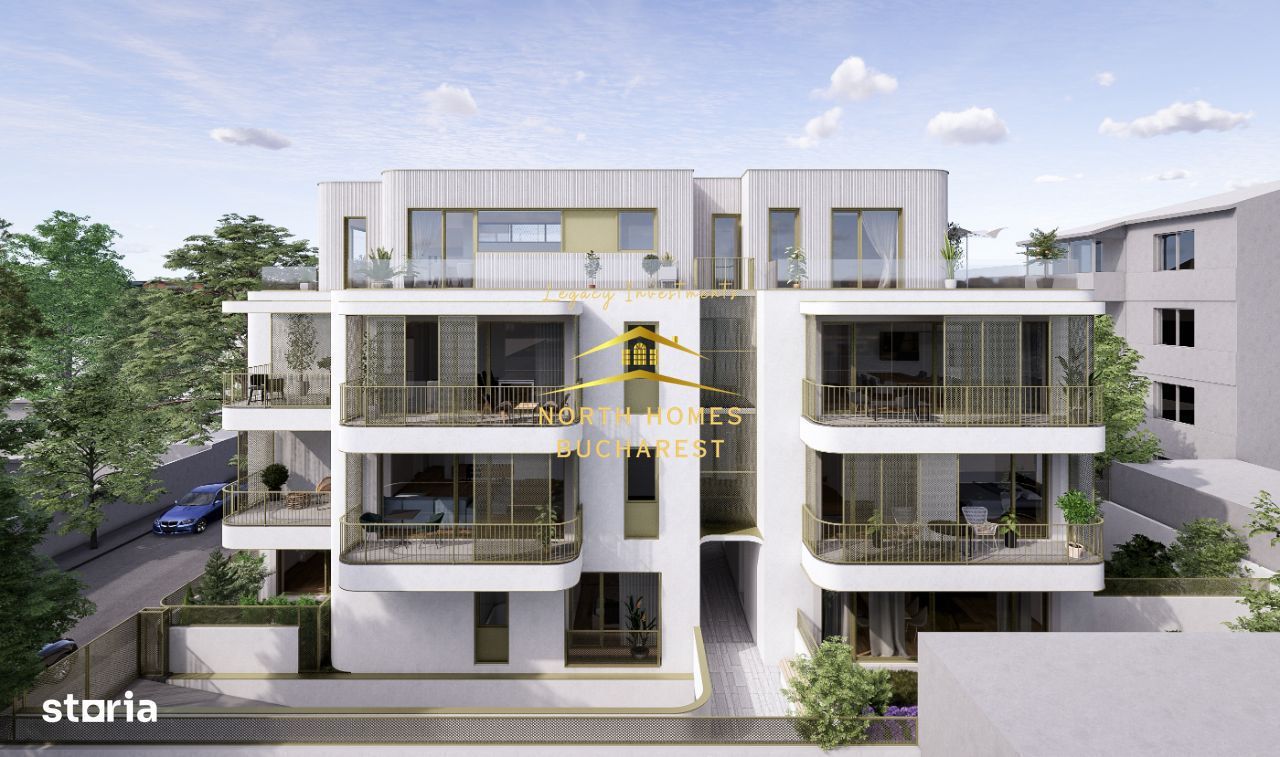 Apartament de lux 3 camere de tip duplex cu curte proprie - Domenii - Poză 1