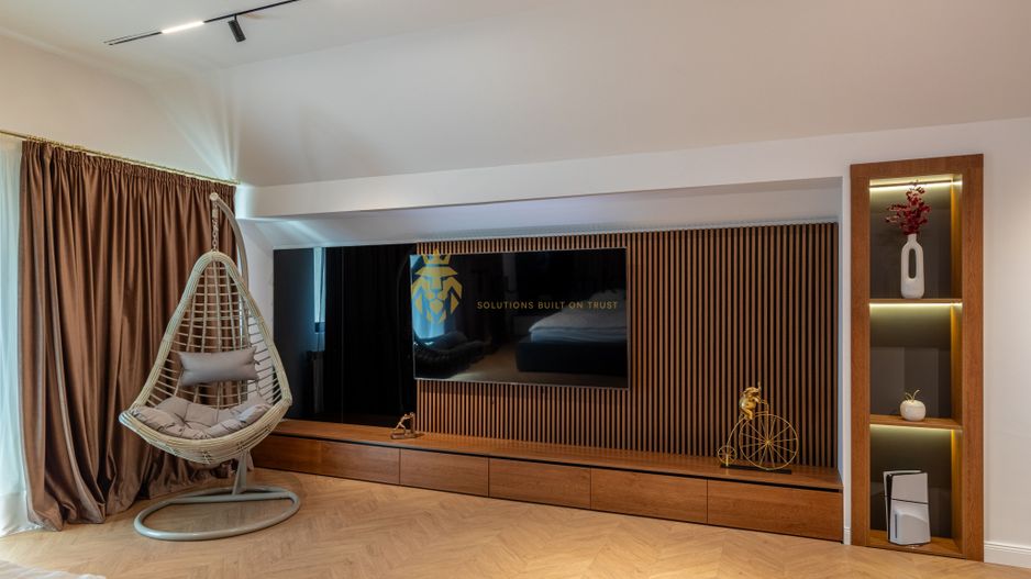 Casă premium teren 3.000 mp, livadă și zonă BBQ – Frumusani - Poză 6