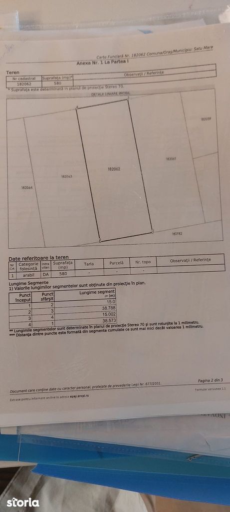 BRASADAS vinde teren 860 mp cu 24 m front. - Poză 2