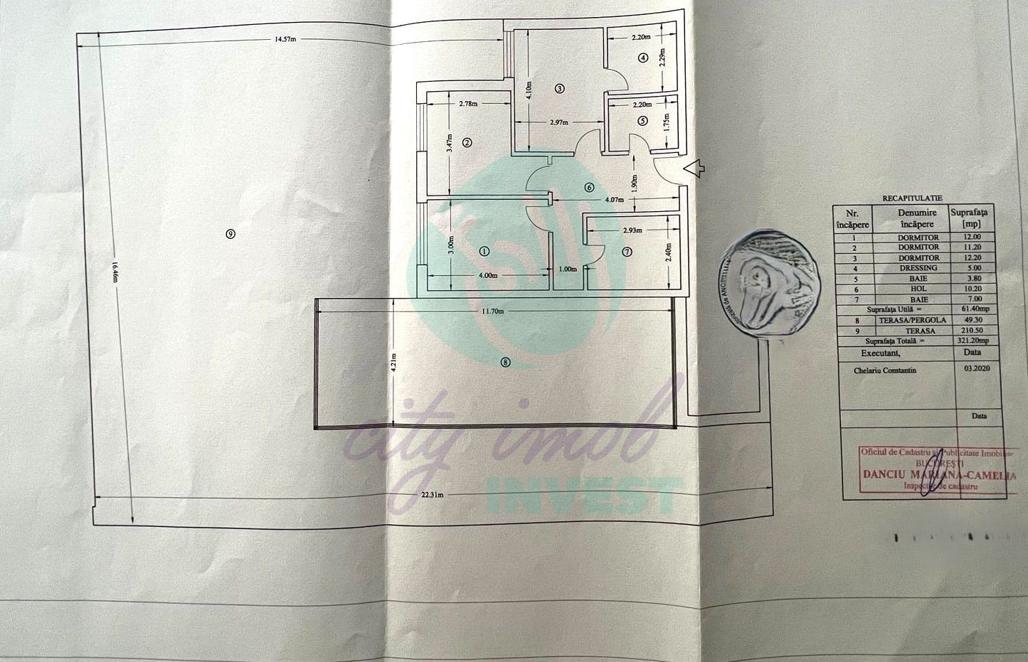 Proprietate UNICĂ– Apartament cu 4 Camere si Curte Proprie 210 mp - Poză 14