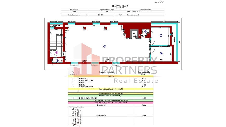 Cladire de birouri  Str. Polona - Str. Mihai Eminescu - Schiță 10