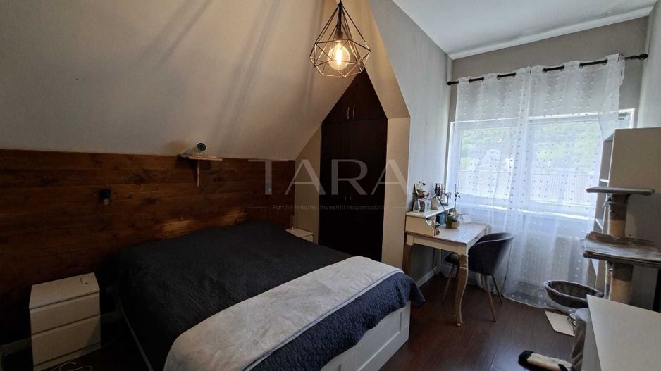 Apartament spațios pe 2 niveluri, complet mobilat și utilat. - Poză 4