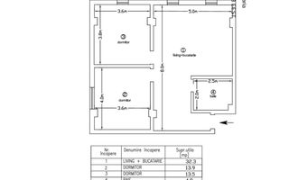 Apartament 3 camere, model deosebit, intabulat, Bucium Visa - Poză 4