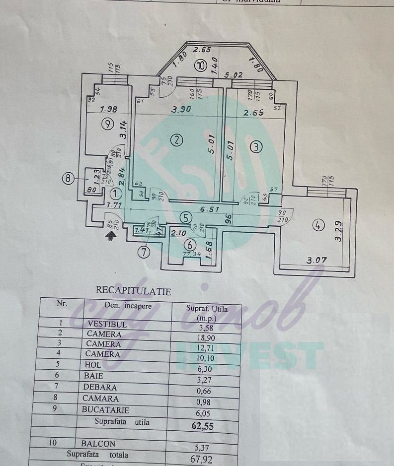 Apartament cu 3 camere, vedere liberă | Zona Iancului - Poză 3