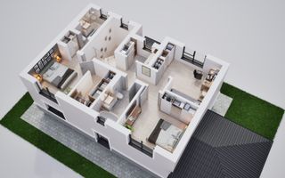 Casă individuală 5 camere | cu rate direct la dezvoltator| Lângă Sibiu - Poză 6