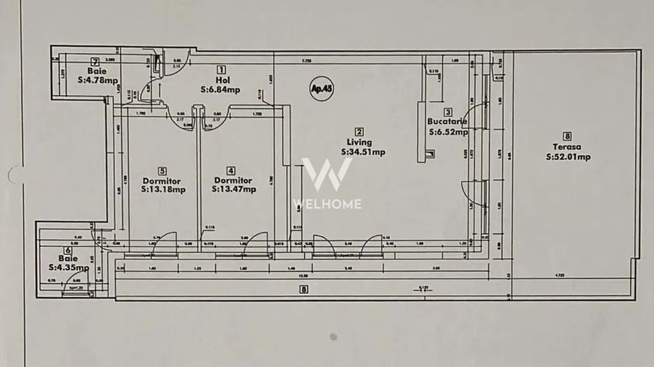 Penthouse de lux cu terasă panoramică – City Residence, Sibiu - Poză 24