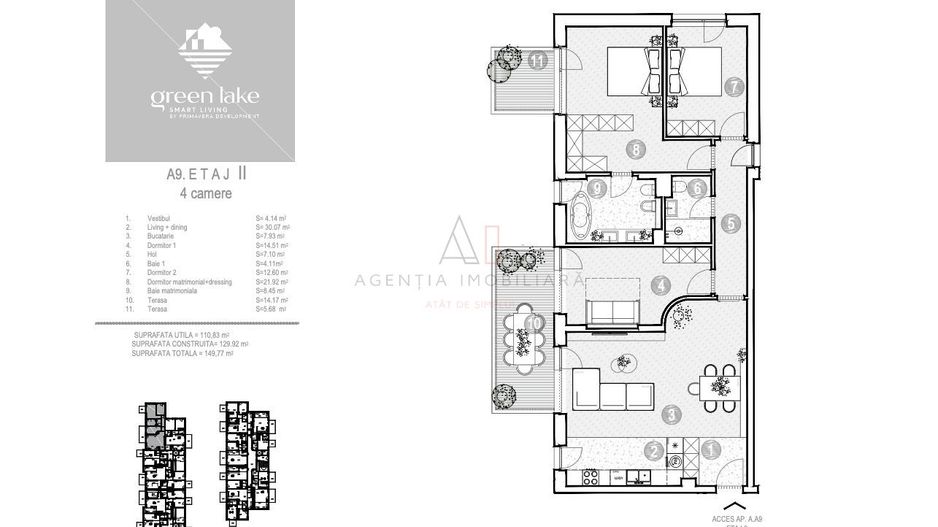 4 Camere 110 MP | Baneasa | Green Lake - Poză 13